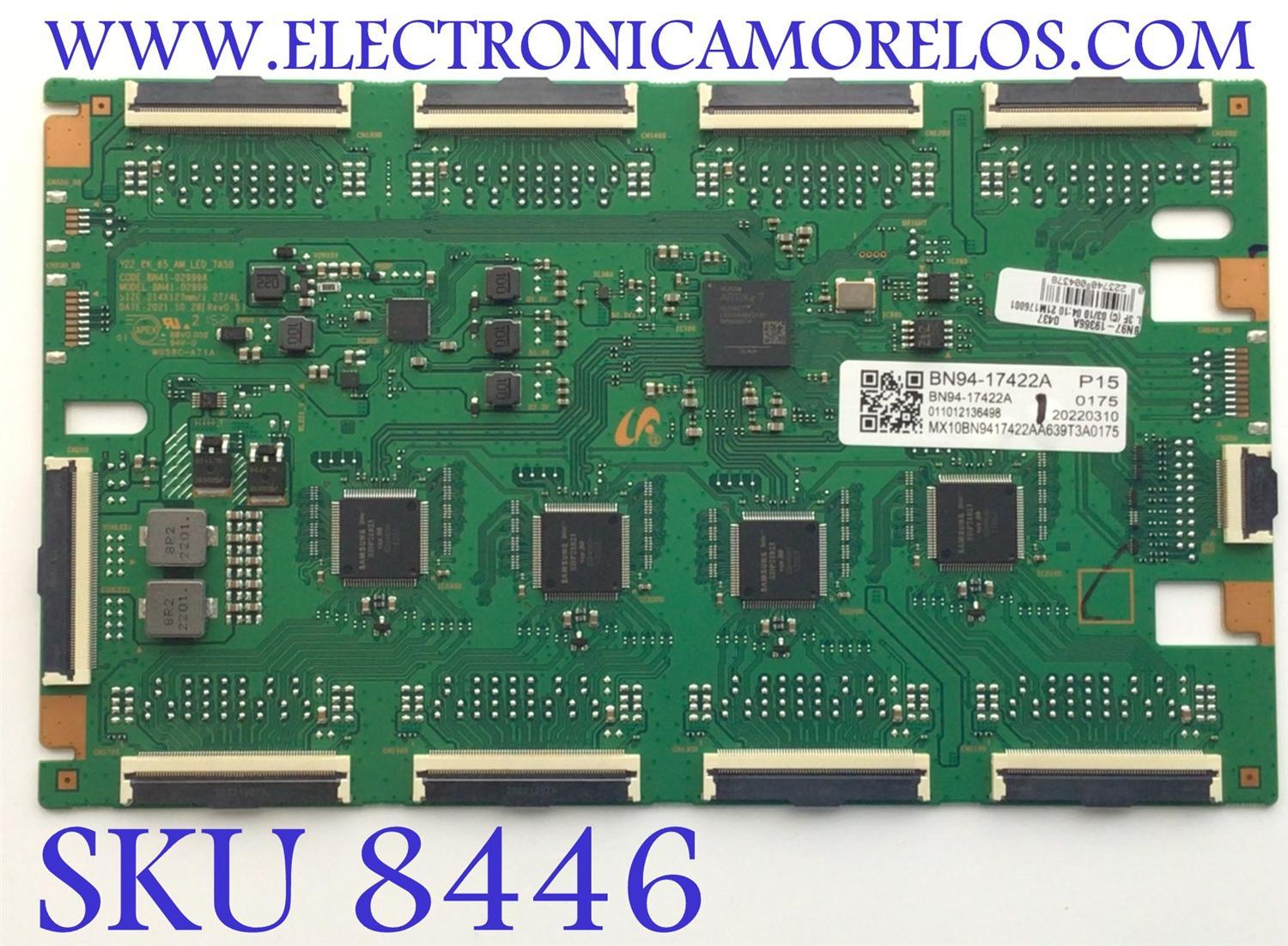 LED DRIVER PARA TV SAMSUNG NEO QLED / NUMERO DE PARTE BN94-17422A / BN41-02999A / BN97-19366A / BN9417422A / Y22_8K_65_AM_LED_7A50 / PANEL'S CY-TB065JMHV1H / CY-TB065JLA / DISPLAY ST6451E03-3 / 52456B / MODELOS QN65QN800BFXZA CC02 / QN65QN900BFXZA AA01